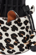 Buttercup Leopard Haircalf Small Bucket Bag